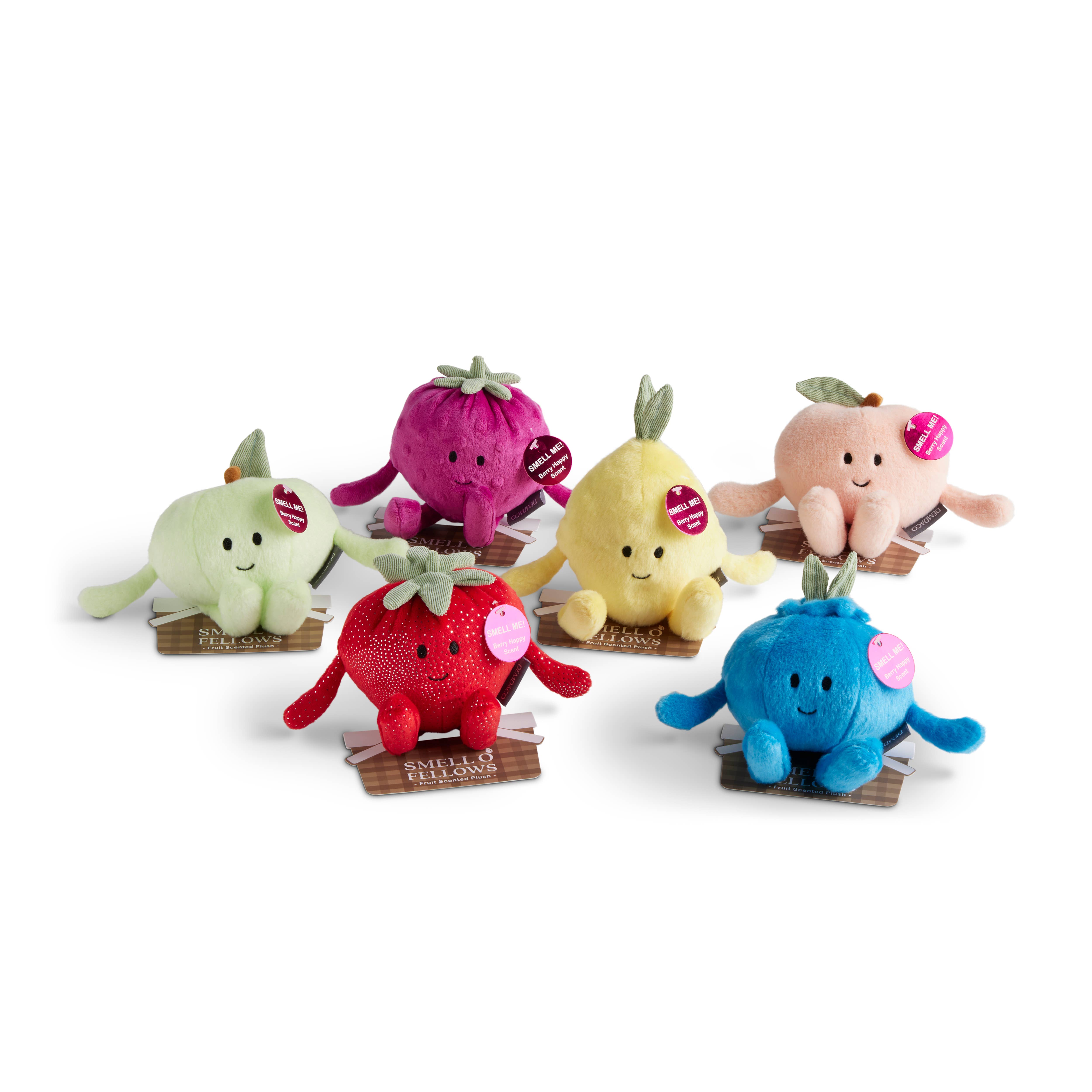 DEMDACO - Wholesale Stuffed/Plush Toy - Kids & Baby - Smello' Fellows Berry Happy Scented Plush with Displayer1