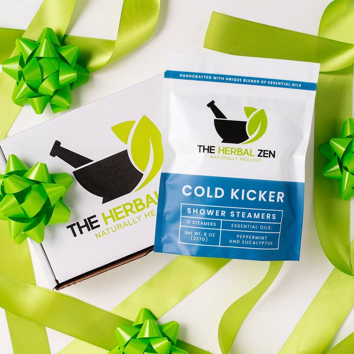 The Herbal Zen - Wholesale Shower Steamer/Bomb - Cold Kicker Shower Steamer – Winter Wellness Essential4