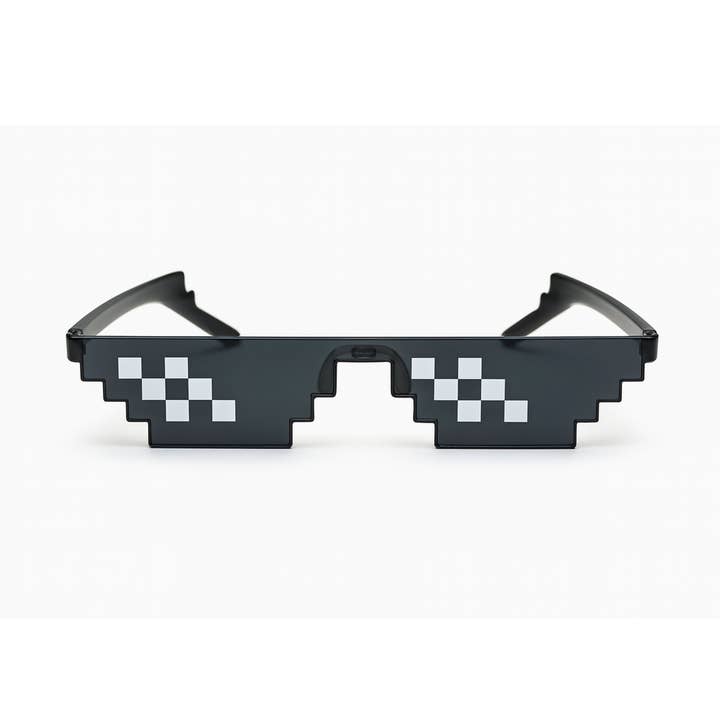 Sunglasses - Thug Life Iconic Pixelated "Deal With It" for wholesale by Square Deal Recordings & Supplies