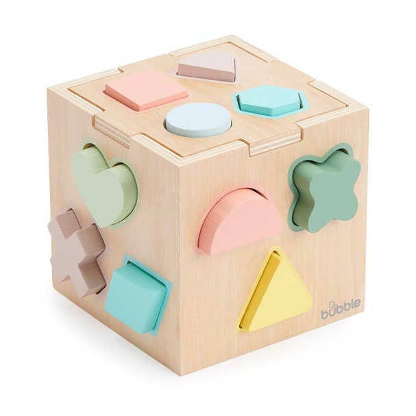 Cubo de Madeira Bubble para Classificação de Formas por atacado de Bubble