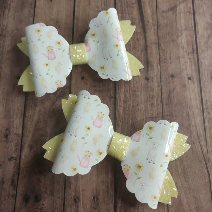 Fiocco primaverile di agnello, pulcino e fiore per la vendita all'ingrosso da parte di 3d beauty brand