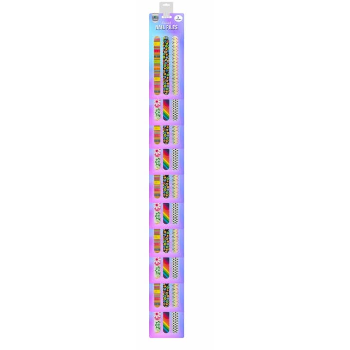 Living Concepts - Wholesale Nail File - Nail File 3pk Printed