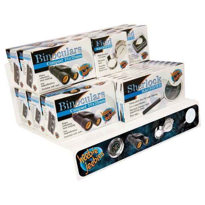 Acrylic Optics Display Stand (order 24 science tools) for wholesale by Heebie Jeebies USA