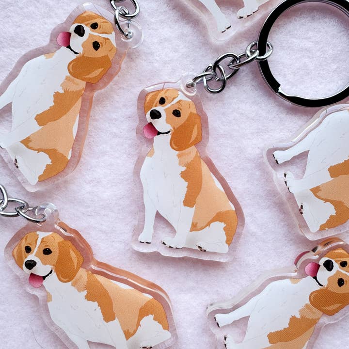 Our Cheery Corner - Wholesale Keychain - Unisex - Beagle (lemon) Keychain