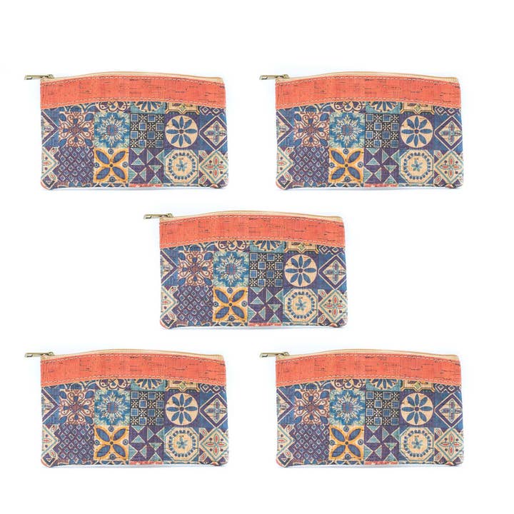Meninas Bonitas Cork - Wholesale Coin Purse - Women's - 5units-Tango Mini Cork Purse BAGD-2846