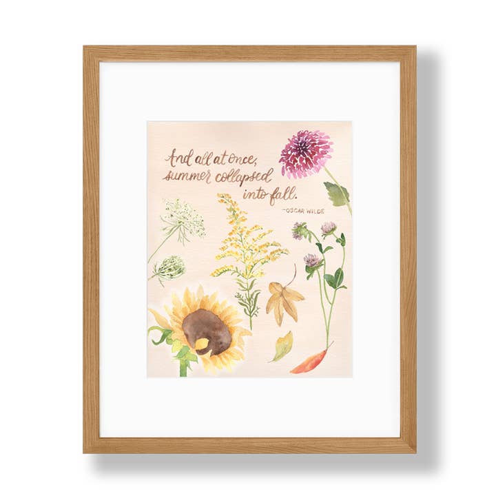 Fall Art Print for wholesale by Kathryn Voss Design