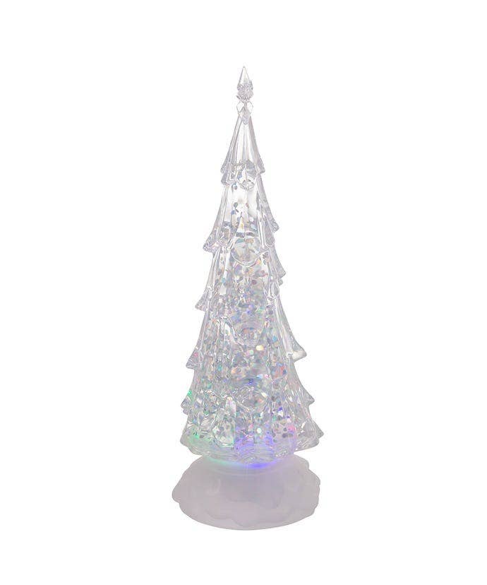 Kurt S. Adler, Inc. - Vente Décoration de Noël - 10"B/O ARBRE ÉCLAIRÉ LED W/TBLPC D'EAU3