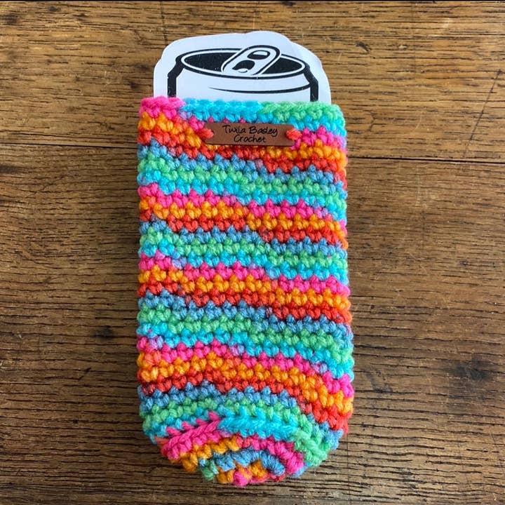 Twila Basley Crochet - Wholesale Drink Huggers & Koozies - Slim Can Koozie Variety Pack6