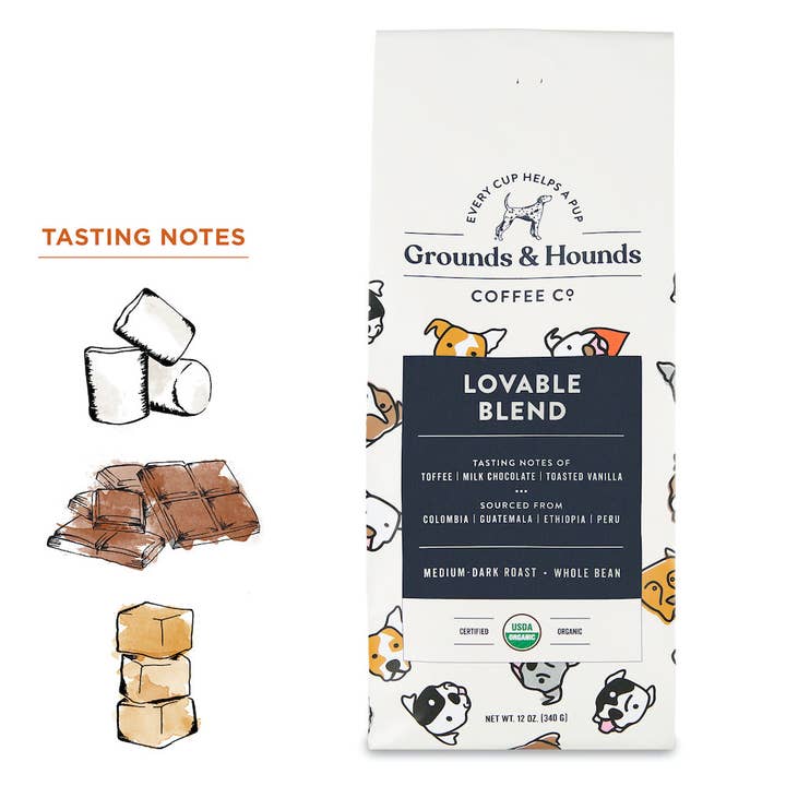 Grounds & Hounds Coffee Co. - Wholesale Ground Coffee - Lovable Blend Coffee