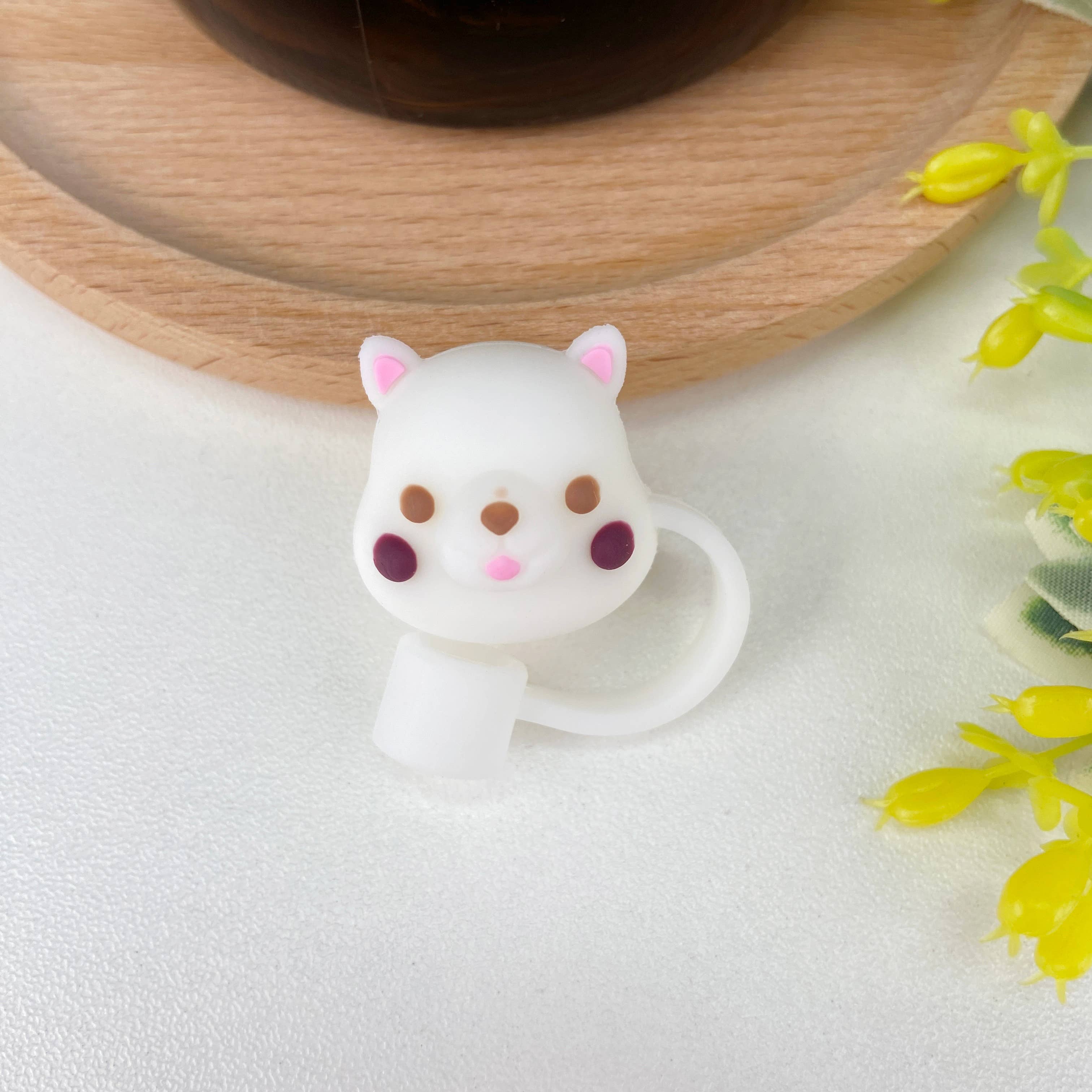 SoapElenGlen - Wholesale Drinking Straw - Cute dustproof drinkware straw plug straw cover straw cover1