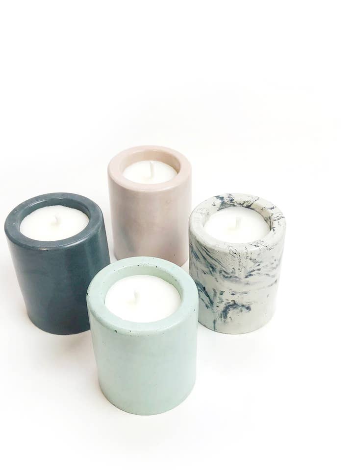 Mini Concrete Candle for wholesale by Known Goods Co.