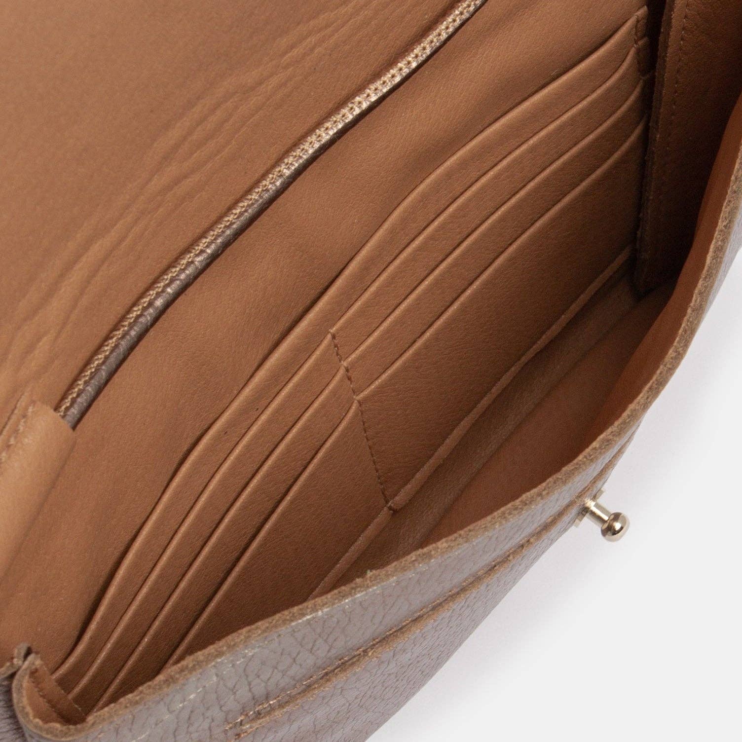 Ann Kurz - Wholesale Clutch Bag - Women's - Cute Clutch - Metallic Champagne2