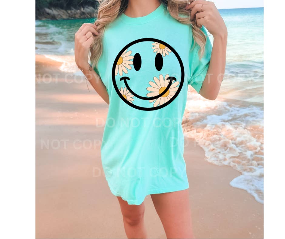 Southern Backroad Tees LLC - Wholesale Tuniek - Dames - Daisey Smile T-shirt
