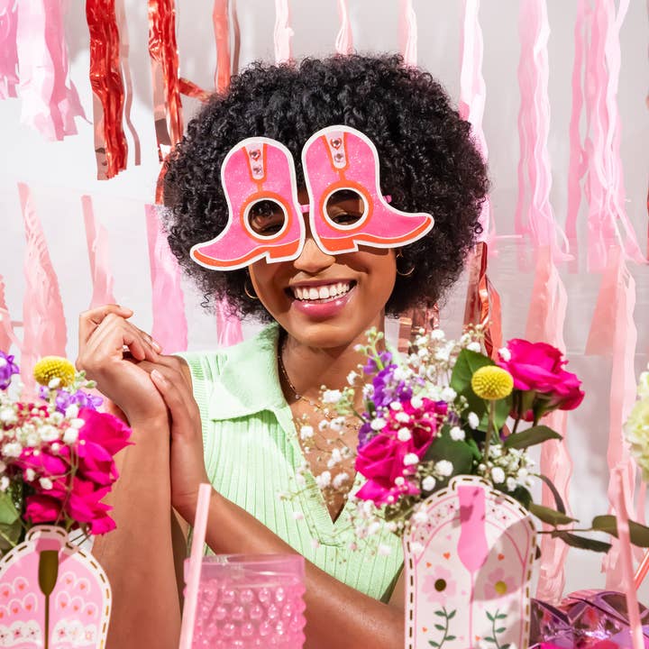 Better In Boots Novelty Cowboy Boot Glasses for wholesale by Packed Party