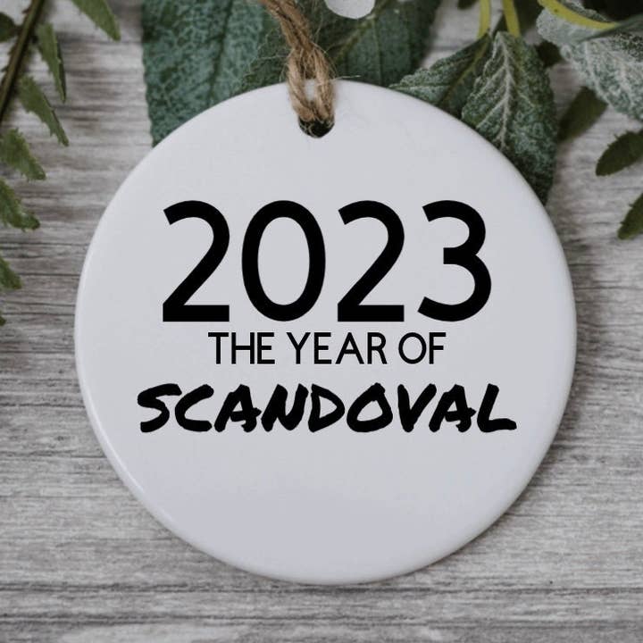 Ornamento del año del escándalo para venta al por mayor de Kelabels