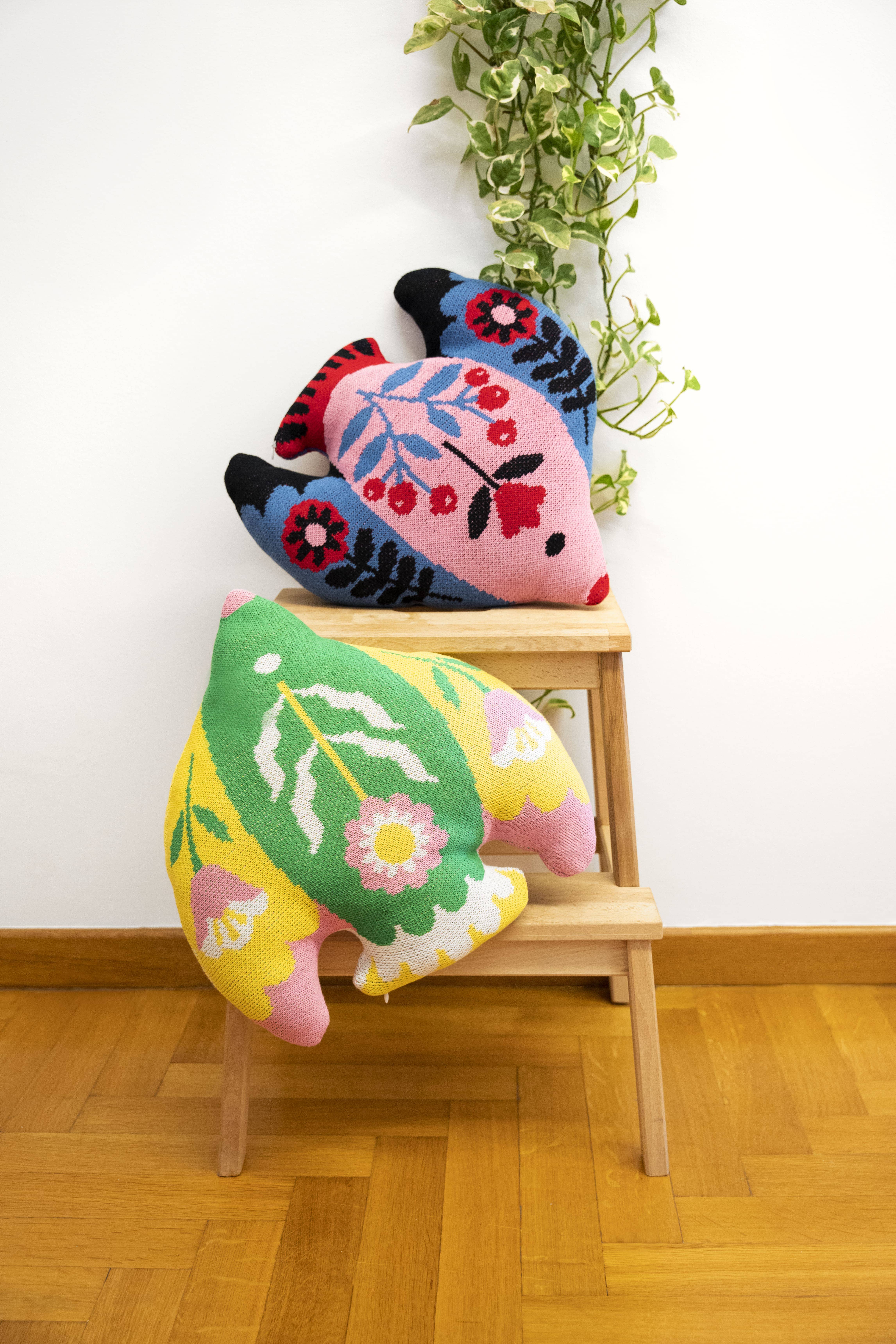 The BaiTay - Venta al por mayor Cojín decorativo - Cojín tejido Green Folk1