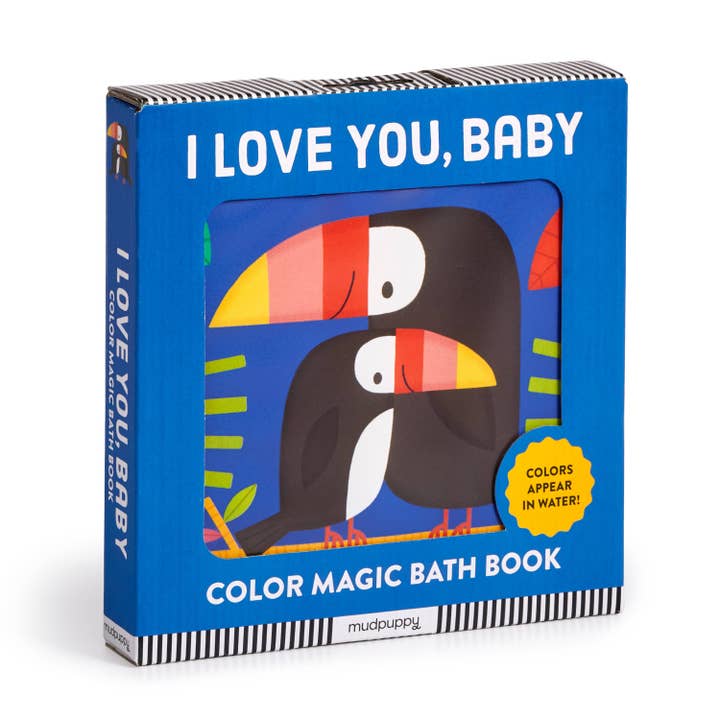 Chronicle Books - Wholesale Bath Toy - Baby - I Love You, Baby Color Magic Bath Book