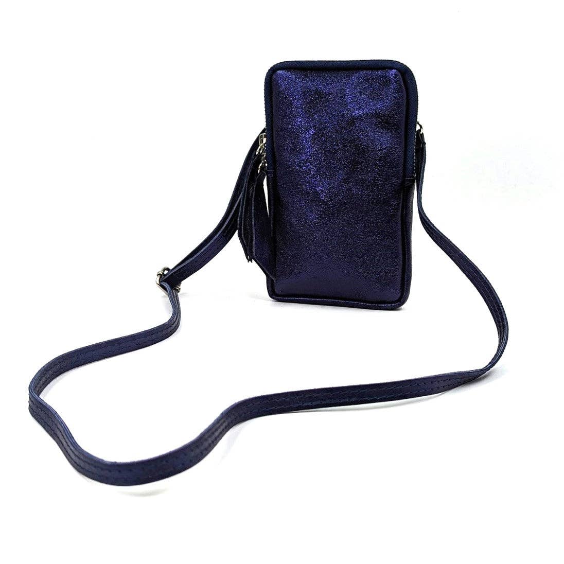 Tempest Designs – wholesale Crossbody bag – Women's – Essential metallic leather cross body phone bag/purse14