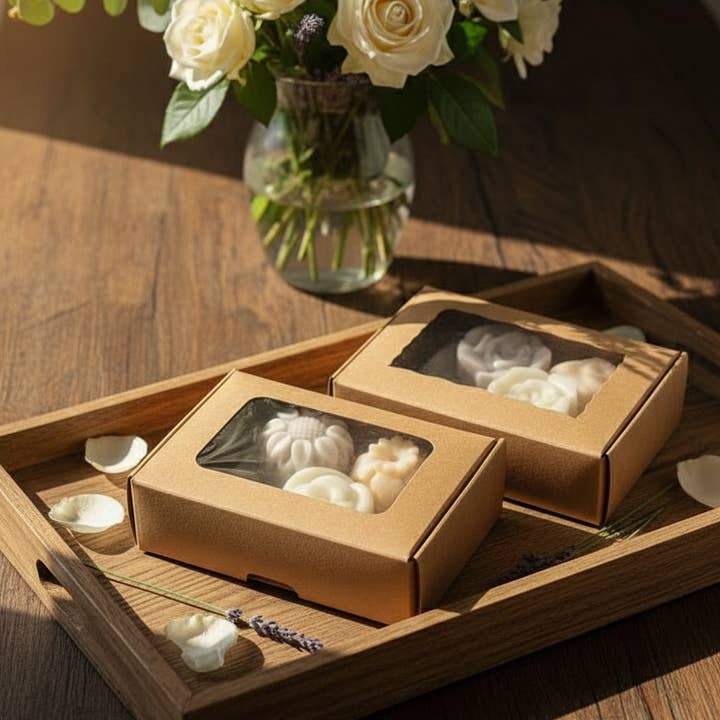 Mini Lotion Bar Box for wholesale by Lakeside Botanicals