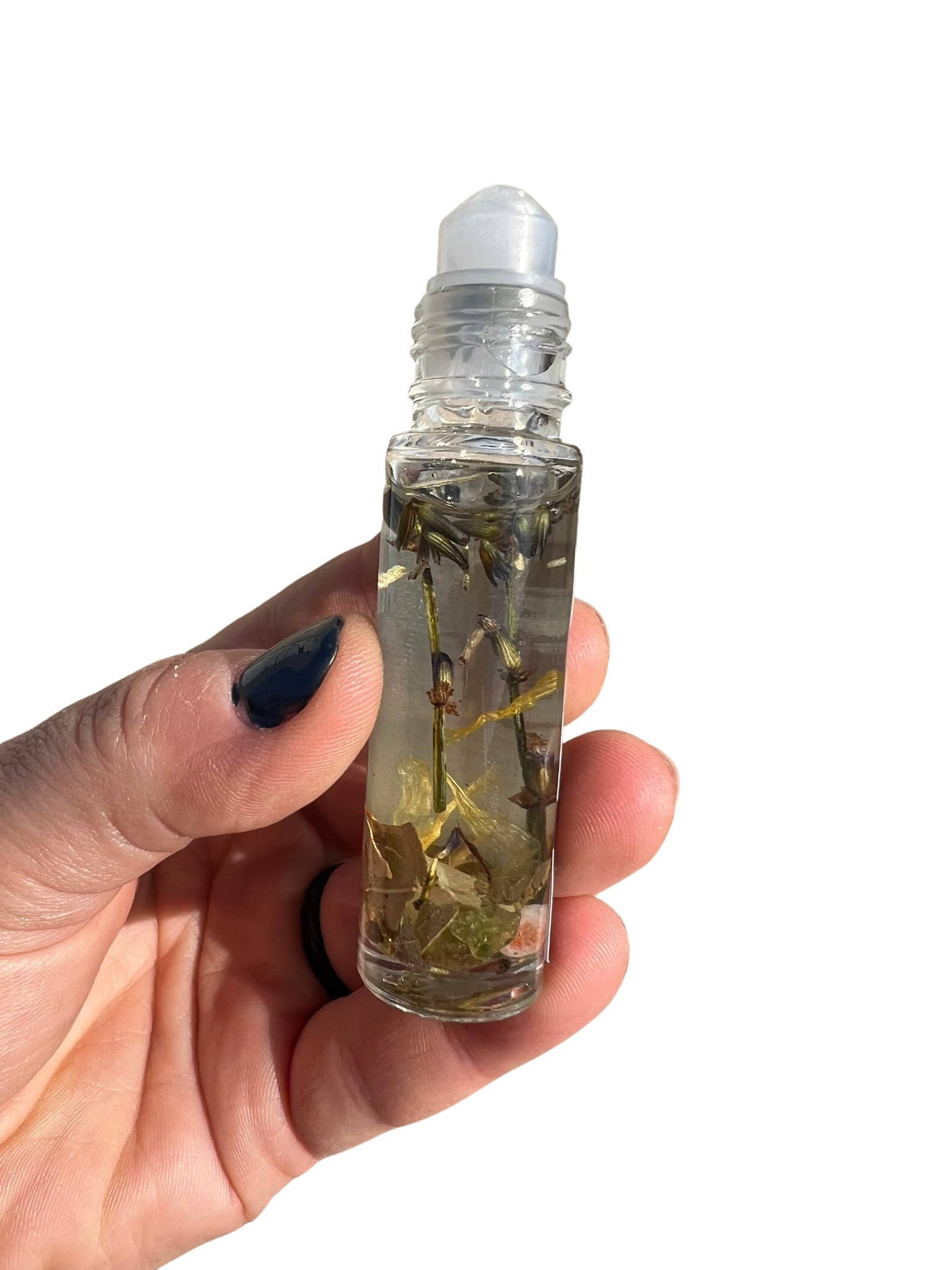 New Moon Beginnings - Wholesale Essential Oil Roll-On - Positive Energy Essential Oil Roll-On Clear Quartz Crystal3