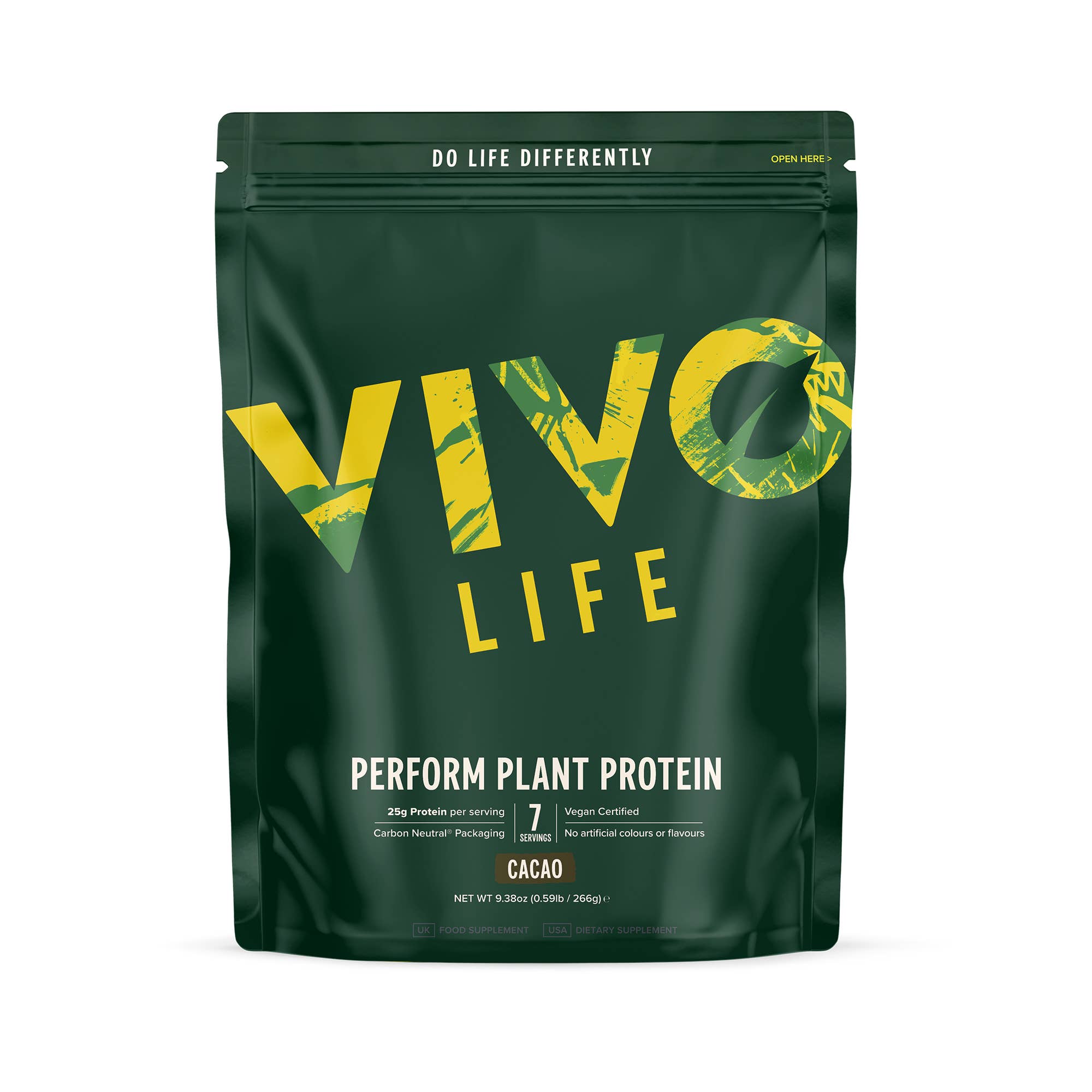 Vivo Life – wholesale Protein/superfood powder – Perform: Raw Plant Protein & BCAA8