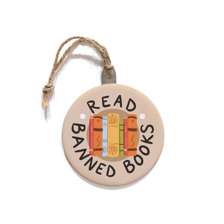 Bloomwolf Studio - Wholesale Ornament - Banned Books Christmas Ornament - Christmas Decor, Gift