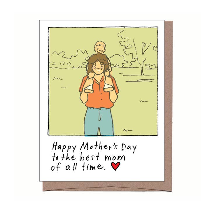 Bästa mamma genom tiderna mors dag gratulationskort för wholesale av La Familia Green