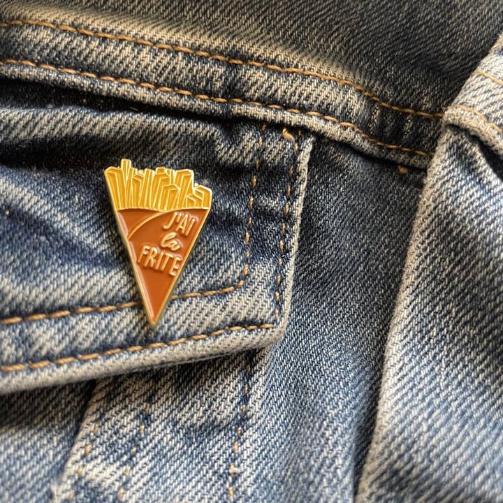 Pin's I'm feeling great for wholesale by Madame la mouette