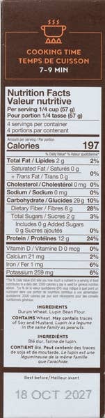 SOLENZI - Wholesale Pasta - 21g Protein Macaroni with Lupin Beans 340g 2