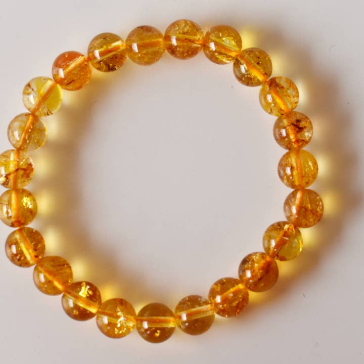 Pulsera Sanadora | Citrino Calentado | Pulsera de Piedras Preciosas para venta al por mayor de Soothing Crystals