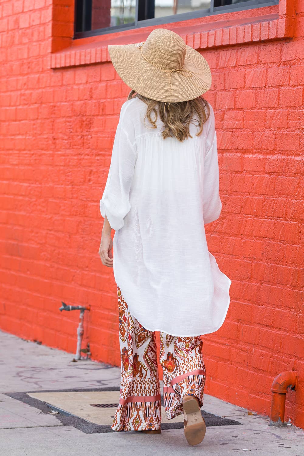 Bluivy - Wholesale Button Down Shirt - Women's - BUTTON-UP VENTED LONGLINE SHIRT19