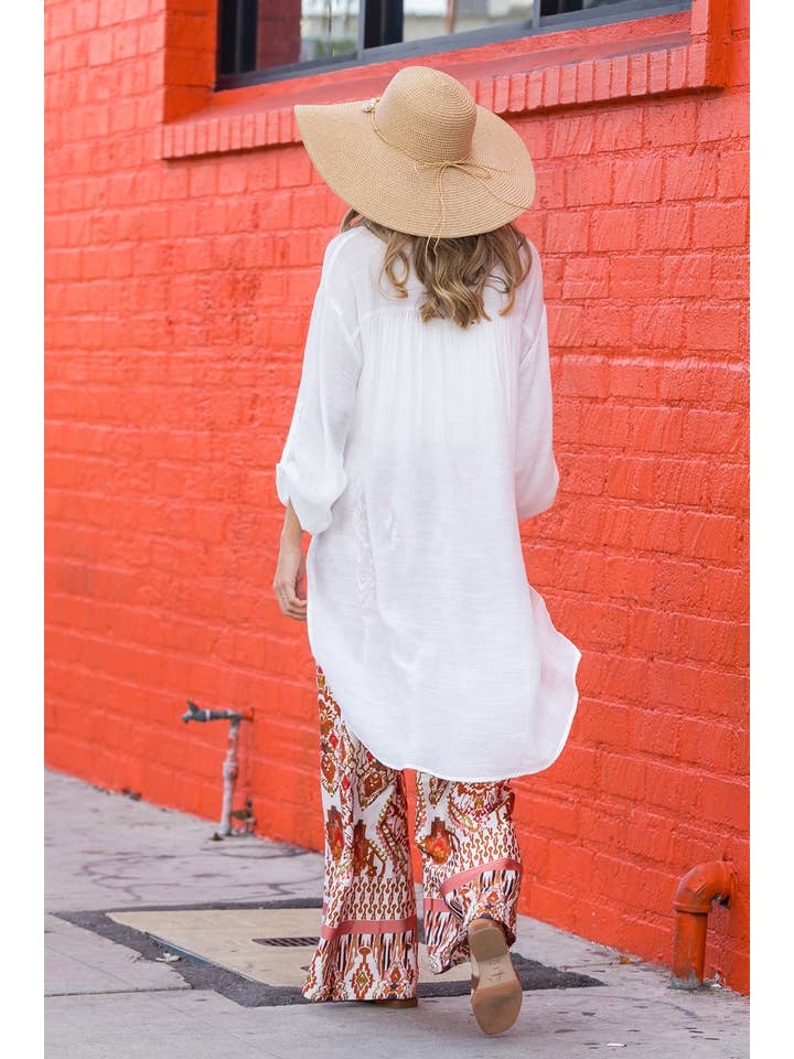 Bluivy – Camisa com botões no colarinho – Mulher por atacado – CAMISA DE PALANGRE VENTILADA COM BOTÕES19