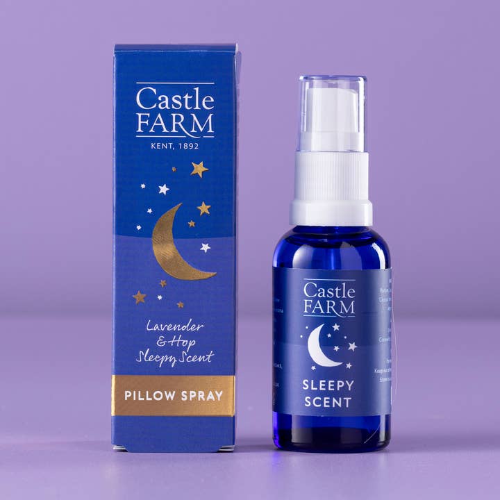 Sleepy Scent Pudespray - æterisk olie for engroshandel hos Castle Farm Kent