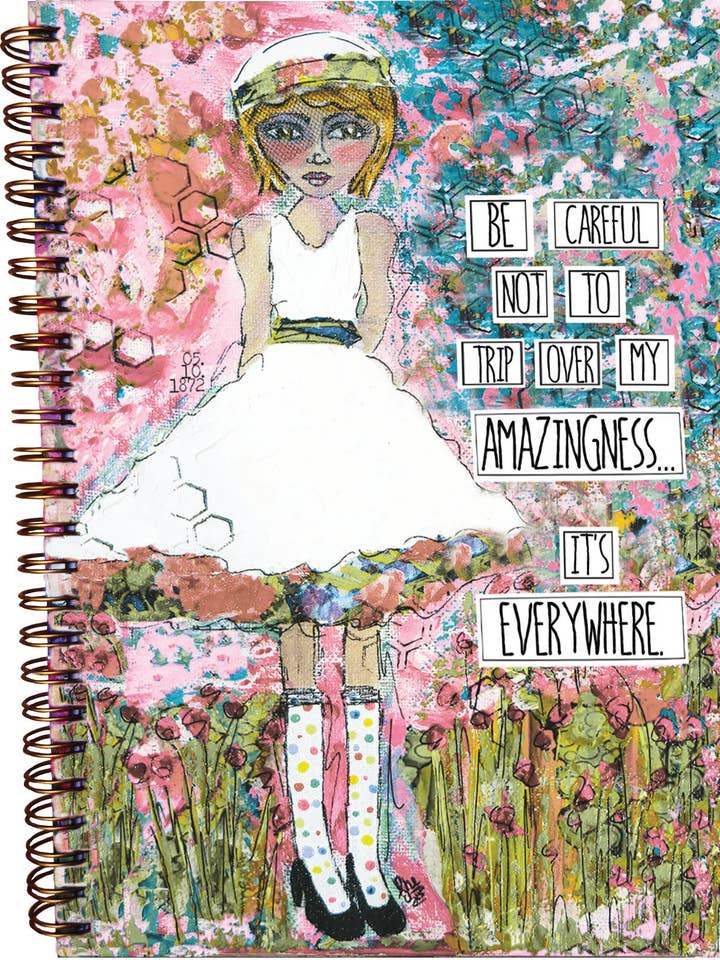 Tenha cuidado para não tropeçar na minha maravilha. Diário por atacado de Redefining She