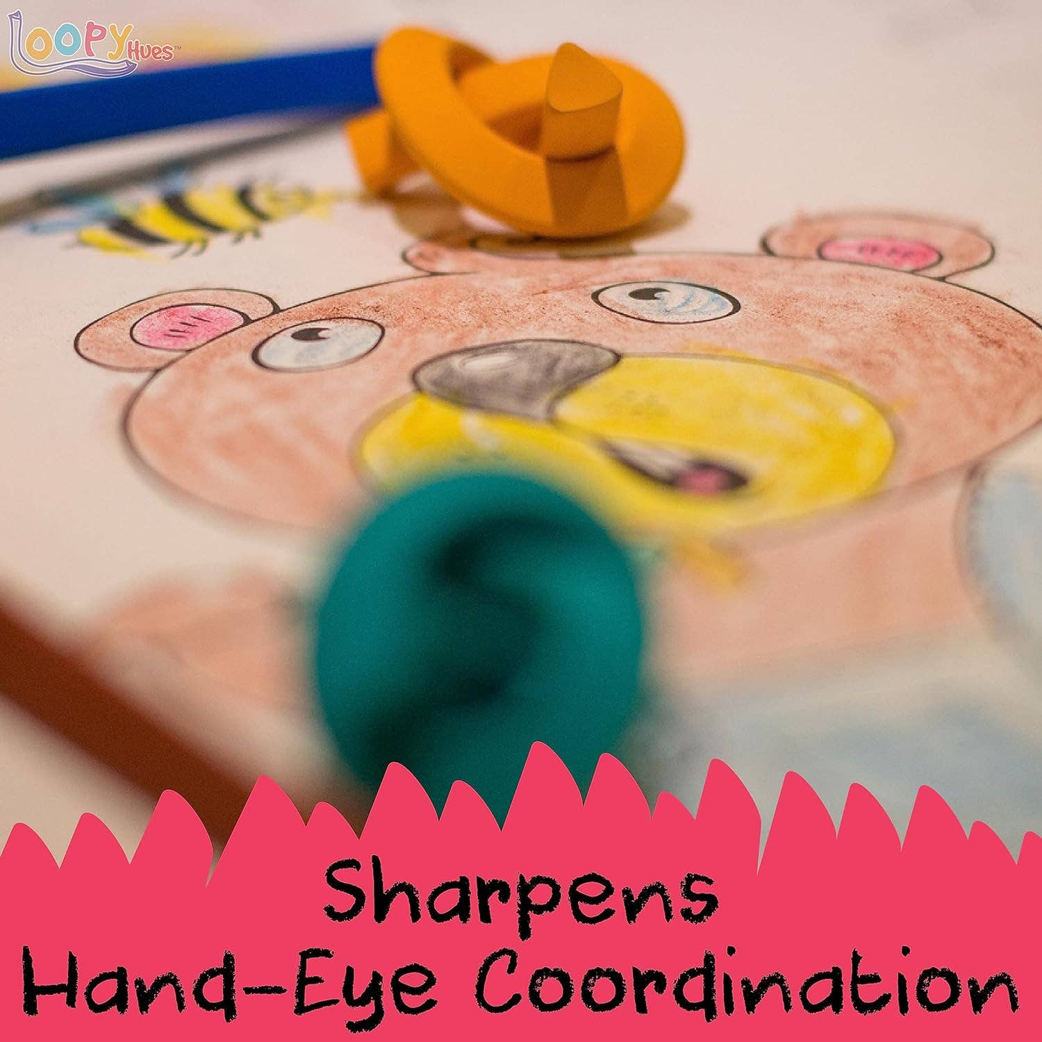 HGP Group – wholesale Crayons – Child & baby – Loopy Hues - Bendable Crayons - 24 Pack Round2