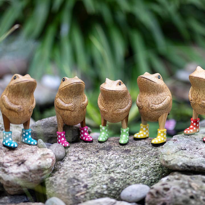 DCUK Jolly Frogs, Spotty Welly Boots for wholesale by DCUK