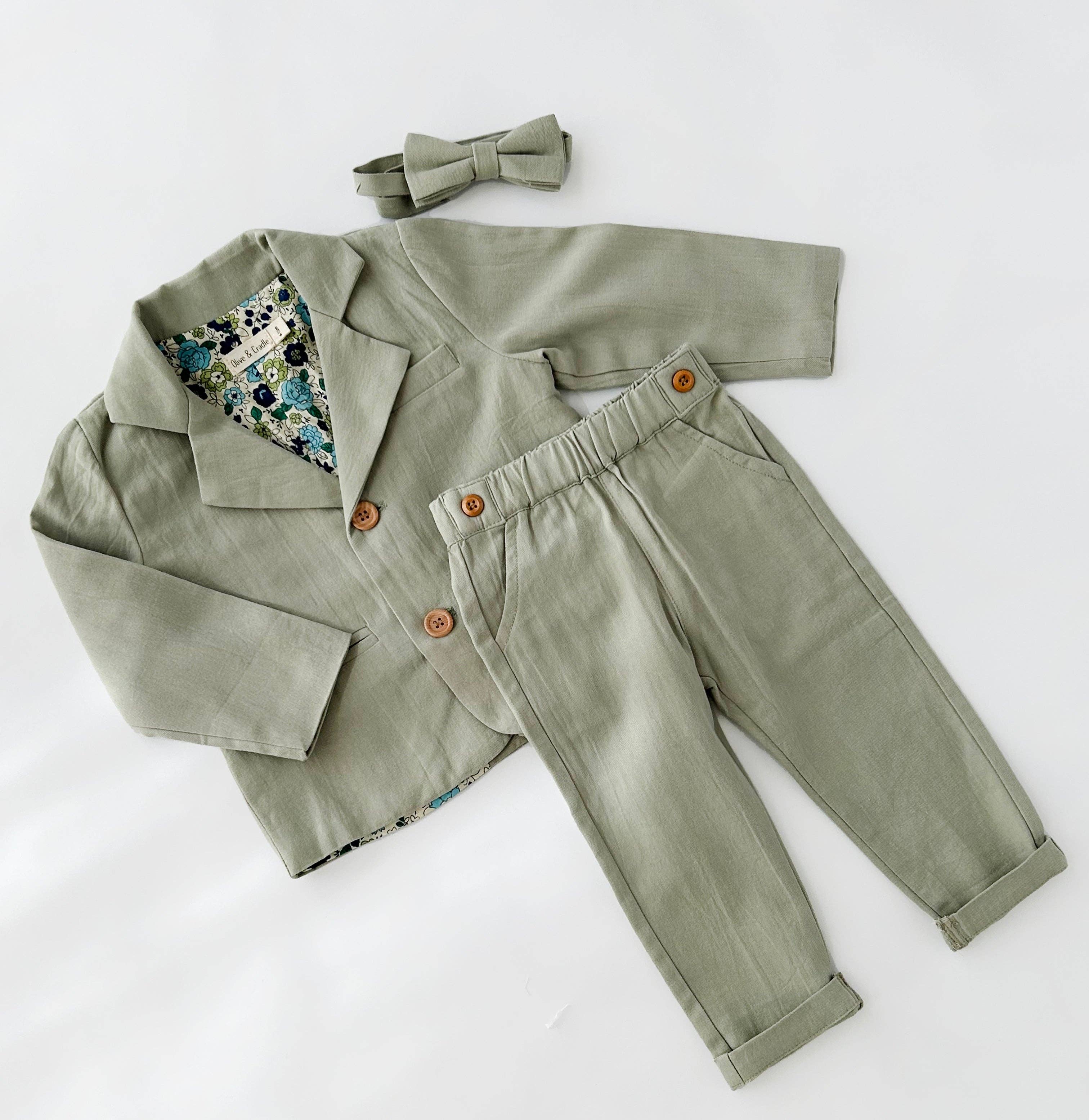 OLIVE & CRADLE - Wholesale Kledingset - Baby - Sebastian Set Jongens Formele Kleding8