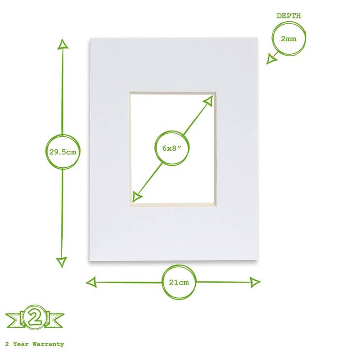 Rinkit Ltd – wholesale Picture frame – A4 Frame Picture Mount - for A5 (6" x 8") Image - By Nicola Spring14