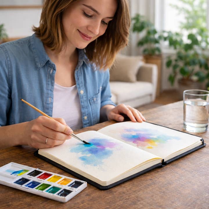 Kangaro akvarelbøger i A5-størrelse - 30 ark for engroshandel hos NHP International