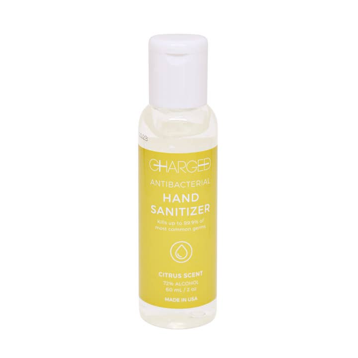 Citrus Scented Antibacterial Hand Sanitizer for wholesale by CHARGED