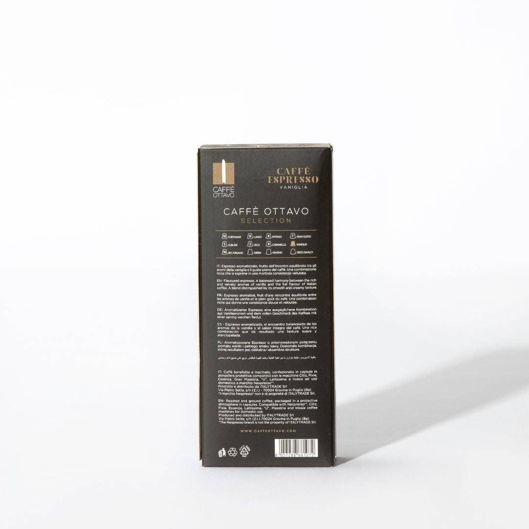 SALA CAFFE CO - Wholesale Instant Coffee/Espresso - Caffè Ottavo - Coffee VANILLA capsules 10 per carton1