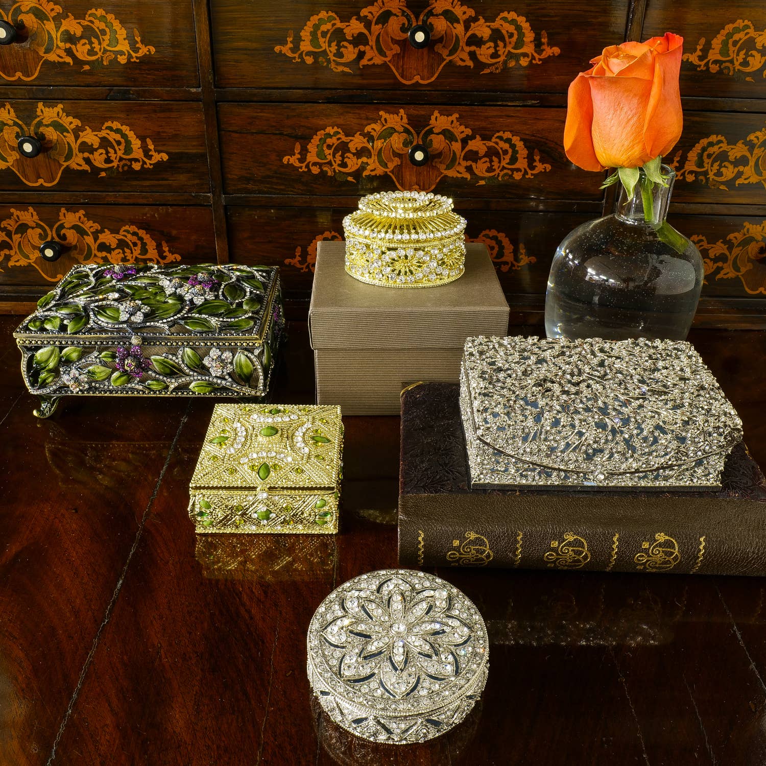 OLIVIA RIEGEL - Wholesale Decoratief doosje - Isadora Doos | Sieradendoos | Dozen |4