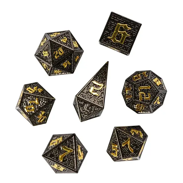 Cultivation Games - Wholesale Dice - Labyrinth Metal Dice (16mm)6