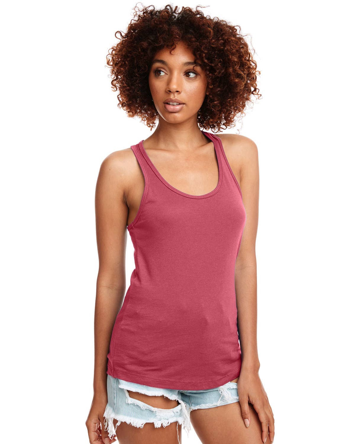 Total Apparel - Wholesale Tank Top - Women's - Next Level N1533 - Ladies' Ideal Racerback Tank7