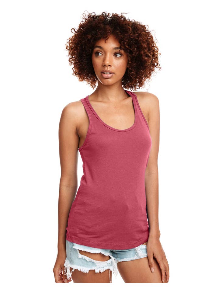 Total Apparel - Wholesale Tank Top - Women's - Next Level N1533 - Ladies' Ideal Racerback Tank7