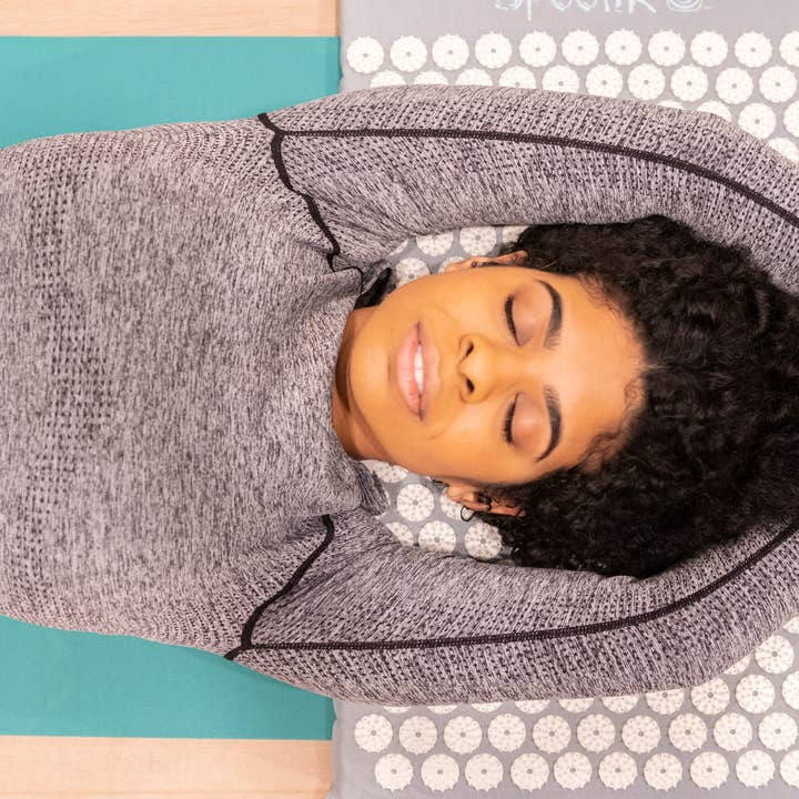 Spoonk Space Inc. - Wholesale Sleep/Eye Mask - 8 pc Acupressure Mats Regular in the hemp bag