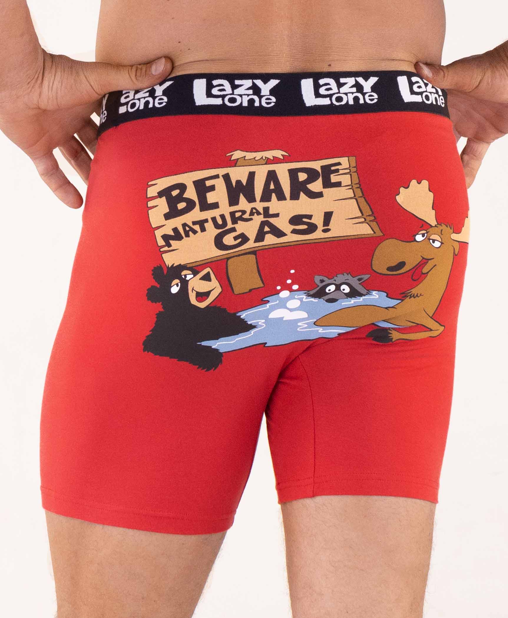 Lazy One - Wholesale Underwear - Men's - Natural Gas Boxer Brief2