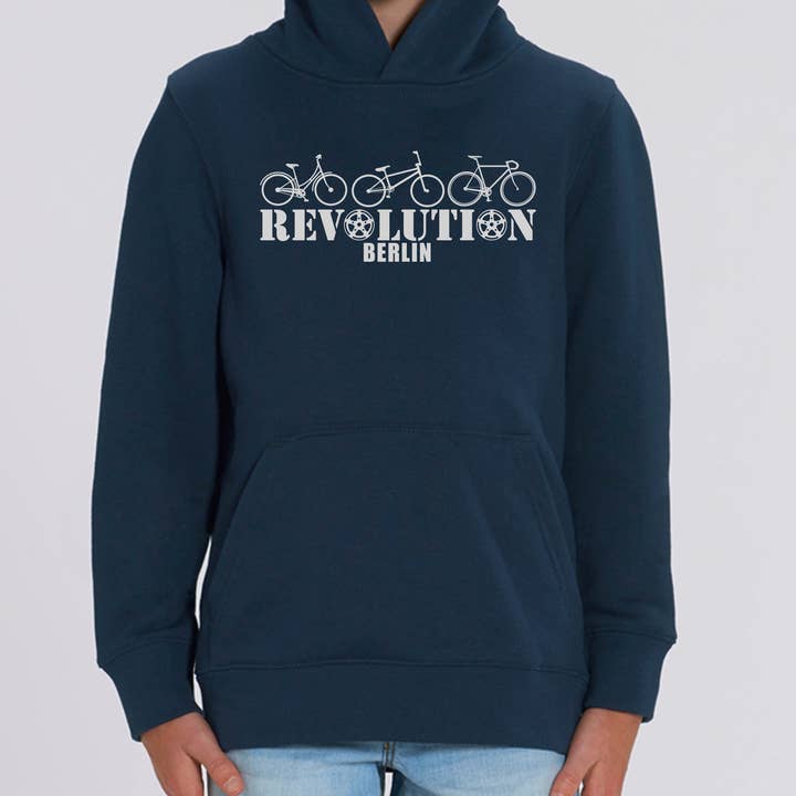 Revolution Berlin hættetrøje til børn for engroshandel hos Meeplings | Handmade in Berlin
