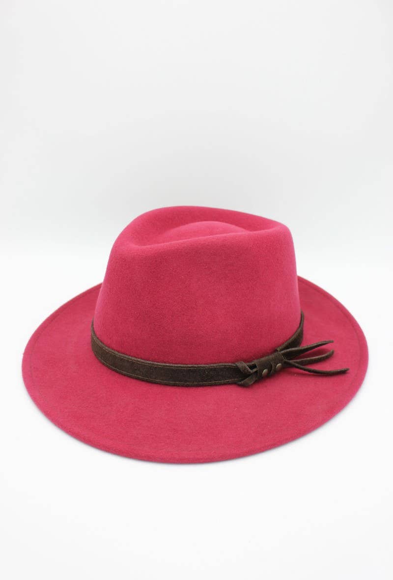 Hologramme Paris - Wholesale Fedora - Unisex - Waterproof wool Fedora hat with belt13