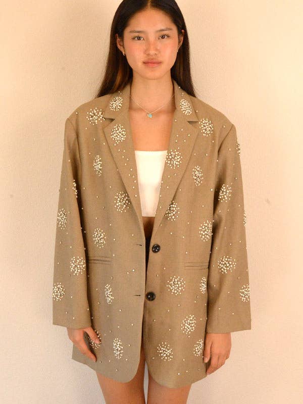 Ambiente - Wholesale Blazer - Women's - JEWELRY APPLIQUES BLAZER - C2309JO380496